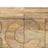 Rustika Rowe -  Alphabet Cabinet with 6 Drawers 120x35x79 cm Solid Mango Wood